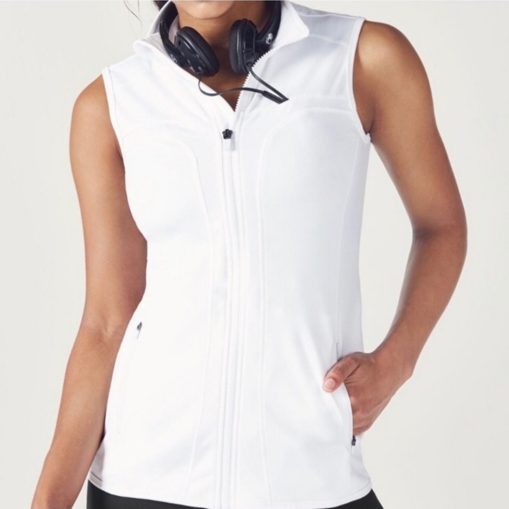 Fabletics Jojo Vest White XS NWT